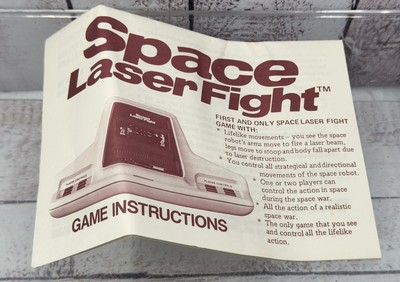 🕹️ Jeu électronique Vintage Space Laser Fight - Bambino, 1979 - Boîte Présente, état Parfait