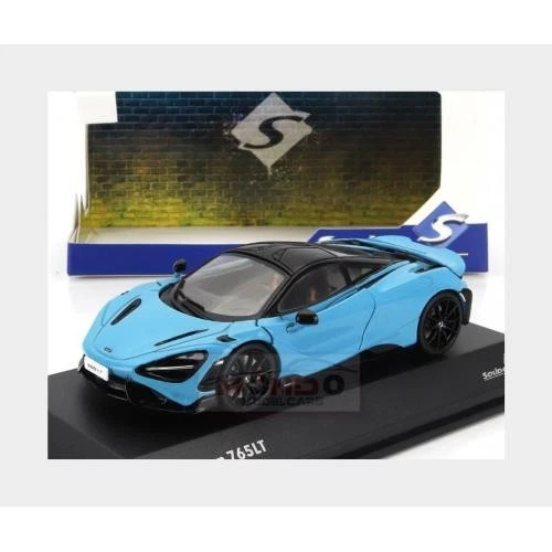 1:43 SOLIDO Mclaren 765Lt 2020 Light Blue SL4311904 - Immagine 2 di 2