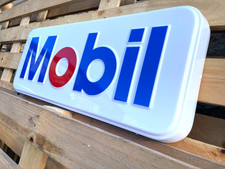 MOBIL LIGHT BOX SIGN GAS AND OIL AUTOMOBILIA PETROLIANA STATION GARAGE FORECOURT