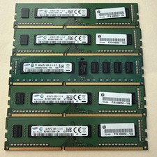 Samsung RAM Memory 20GB 1Rx8 PC3 12800U-11-13-A1 Desktop RAM - 5x4