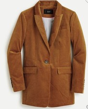 J.Crew Long Parke Blazer In English Saddle Corduroy Blazer Size 4