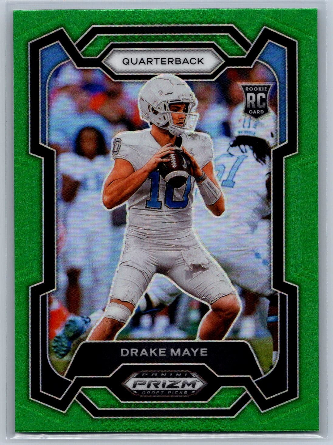 2024 Panini Prizm Draft Picks - Drake Maye #103 Green Prizm (RC)