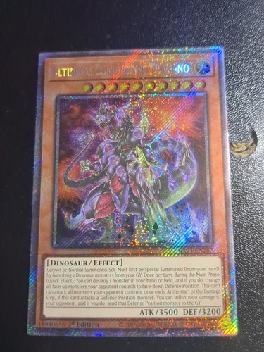 Ultimate Conductor Tyranno (Platinum Secret Rare) RA04-EN287 Quarter Century...