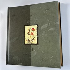 Vtg Pioneer ECO 5x7 Bi-Directional Natural Acid Free 200 Photo Album Sage Green