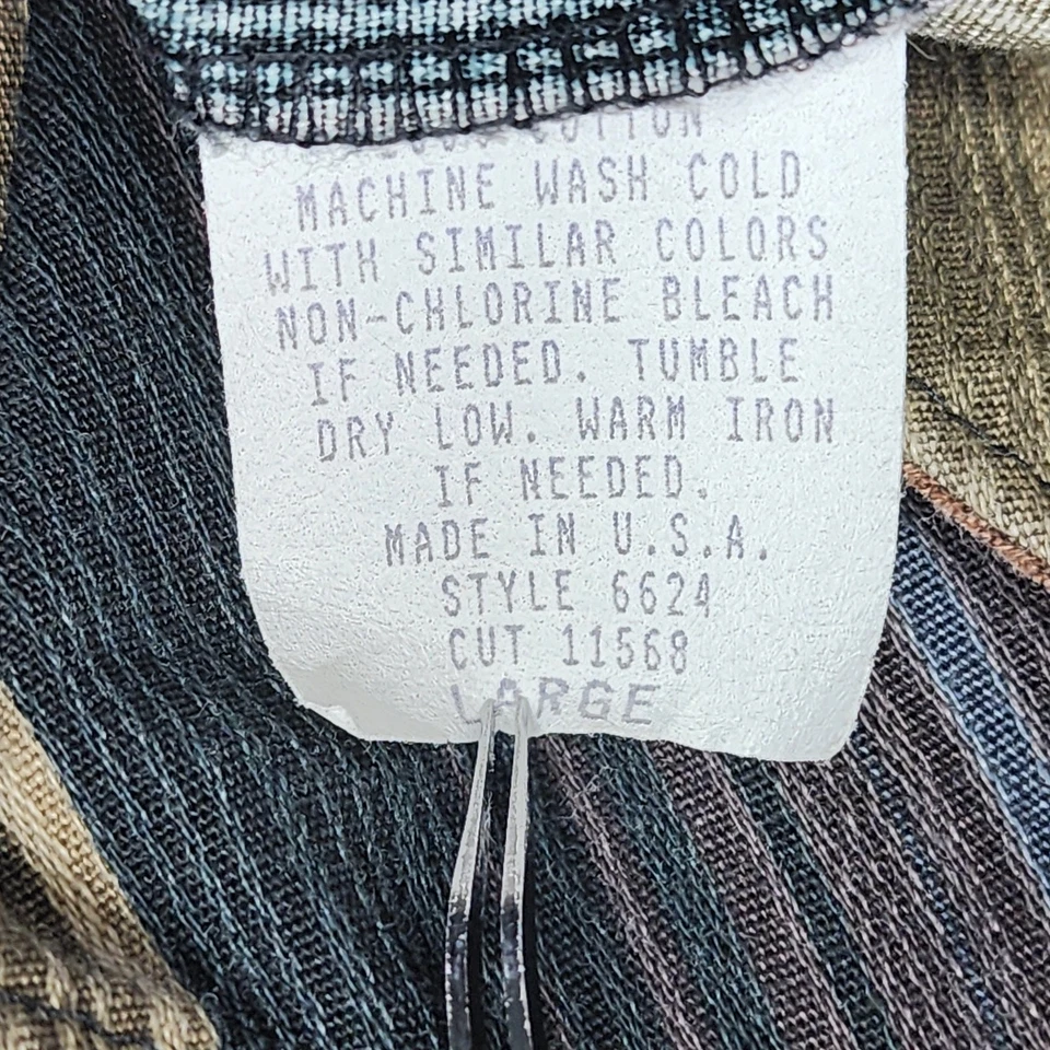 Chaleco WILLOWBEND Vintage Años 90 Mujer L Marrón Rayas Botón Frontal Vaquera Occidental Foto 4 de 4