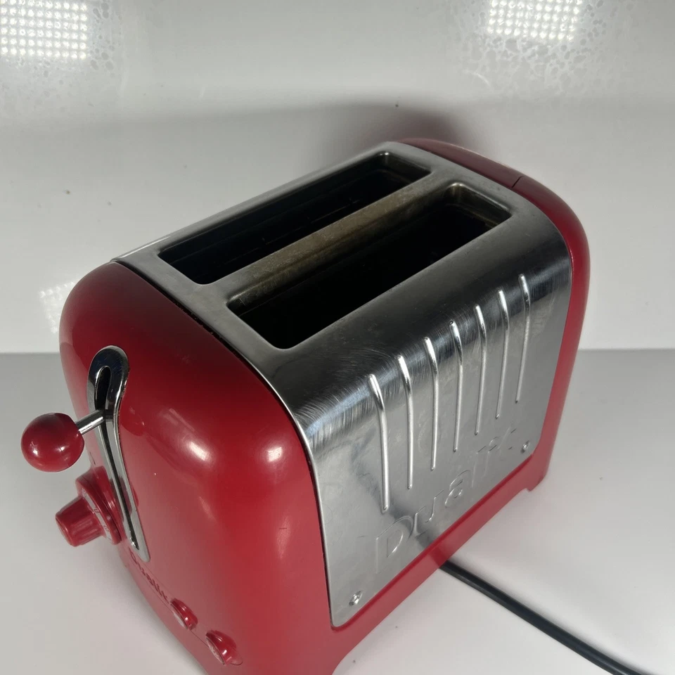 Dualit DPP2A Lite 2-Slice Toaster - Red / Silver - TESTED WORKING - Image 4 of 4