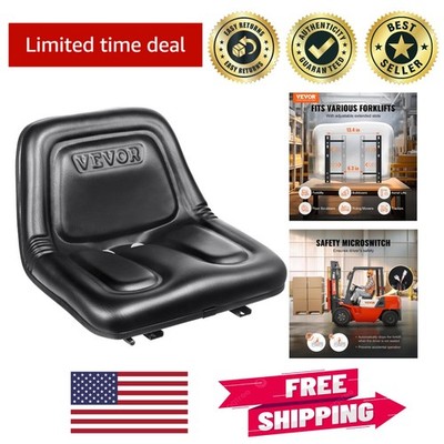 Versatile Tractor Loader Seat with Micro Switch & Easy Drainage - 6.3-11.8'' Fit