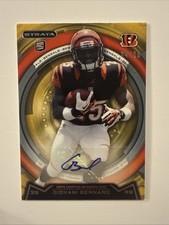 2013 Topps Strata Gold Auto 34/99 Giovani Bernard #17 Auto RC Rookie Bengals