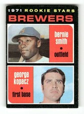 1971 Topps Baseball 204 Bernie Smith, George Kopacz VG to VGEX BXCP45