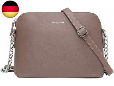 David Jones - Damen Kleine Umhängetasche - Handtasche PU Leder Frau - Crossbody