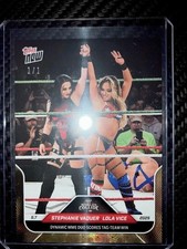 Stephanie Vaquer/Lola Vice - 2025 WWE Topps NOW 1/1 Foil Fractor