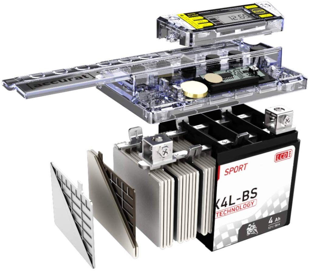 Batteria Moto YTX4L-BS Gel 12V 4Ah Usata foto 4