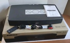 Bose Solo TV Soundbar Home Theater Speaker W/Remote Original Box Cables Manual