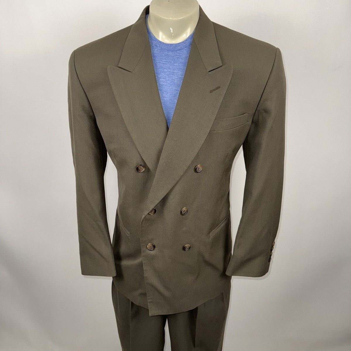 W&LT スイムスーツ　1996 archive コレクションピース Vtg 80s 90s Suit Mens 42 Jacket 30 29 Pants Double Breasted New