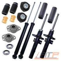 4X StoßDÄMpfer Domlager WÄLzlager PROTECTION-KIT FÜR VW Polo 9N