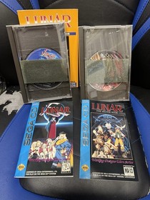 Lunar Eternal Blue & The Silver Star CIB w/ Reg Card (Sega CD) w/ Strategy Guide