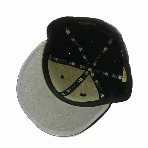 Casquette Supreme x NEW ERA 18AW Classic Script chapeau laine logo broderie 7,5 occasion 1c6f