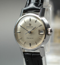1969 OMEGA Geneve 20mm 562.005 Automatico Cal.681 Argento Donna Vintage Ecc+5