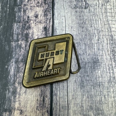 Vintage Hurst Airheart Solid Brass Belt Buckle