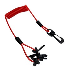 Boat Outboard Engine Motor Lanyard Kill Urgent Stop Switch Safety Tether Lanyard