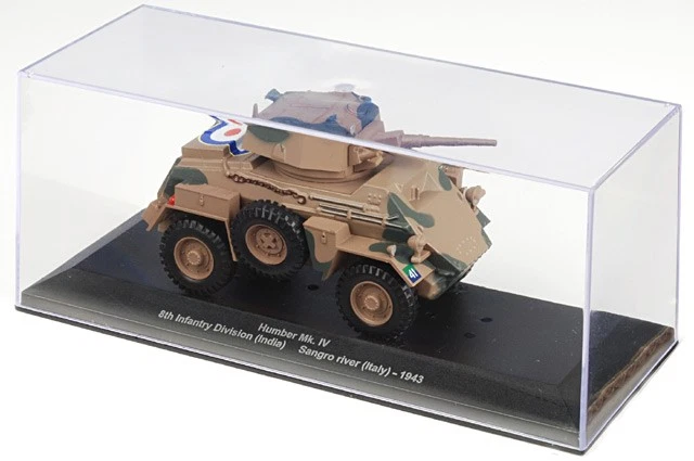 EM0013 Eaglemoss Humber Mk IV Coche Blindado Modelo 1/43 Ejército Británico 8ª Infantería Foto 2 de 2