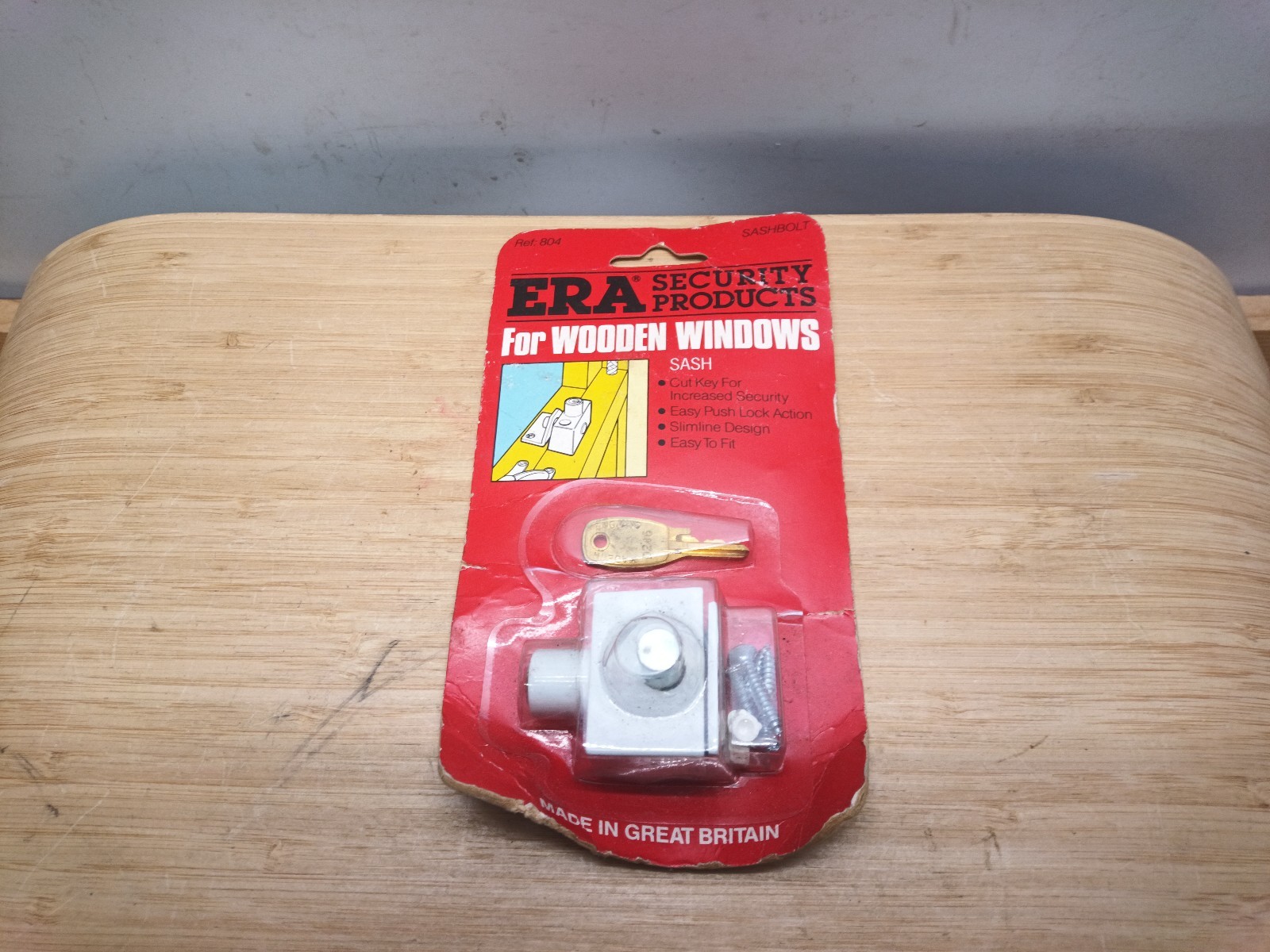 Era 803 Sash Window Bolt White (803-12)