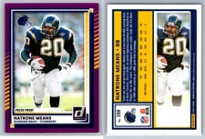 2025 Panini Donruss Football PURPLE PRESS PROOF w/ Rated Rookies You Pick!