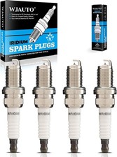 Spark Plugs Iridium 4 Pack, Pre-Gapped Buj as Sparkplugs OEM Replacement For Al