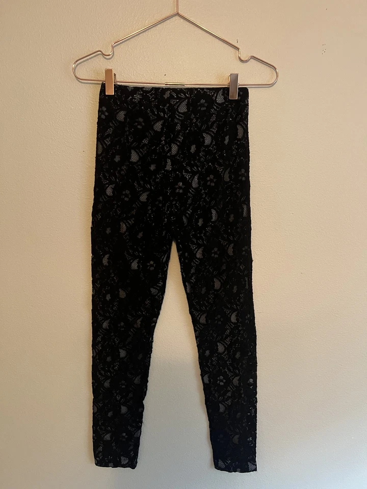 Love Moschino Black Lace Leggings Womens Size 2 - Image 3 of 4