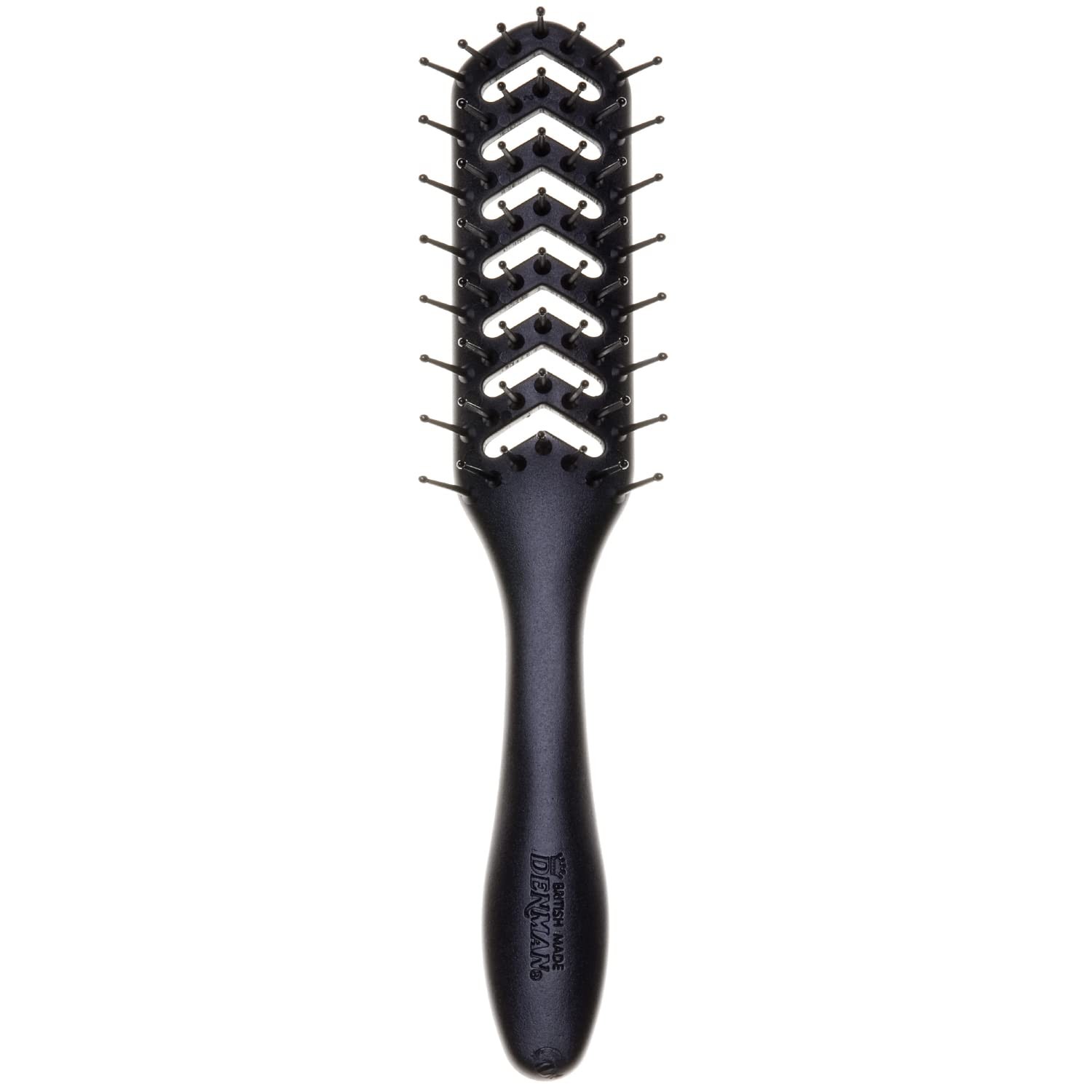 Jack Dean by Denman D200 Flexible Vent Brush for 1 Count (Pack of 1), Black - Image 4