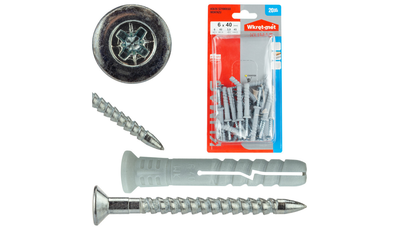 Drive-in expansion plug SM 6x40 /20pcs/ /T2UK