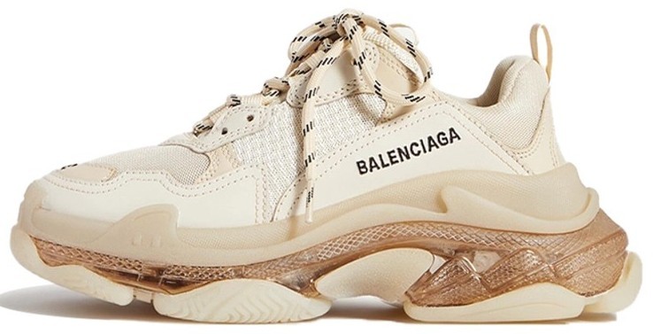 Balenciaga Triple S Sneaker Clear Sole - Off White for sale | eBay