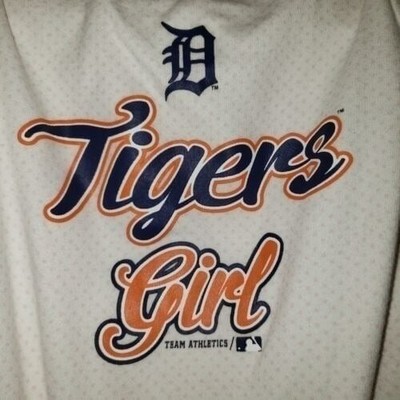 Detroit Tigers Infant Girls 3-6 Month White Pink Poka Dots One Piece
