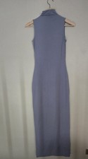 SKIMS Fits Everybody Mock Neck Sleeveless Maxi Dress Color Slate S NWT Mockneck