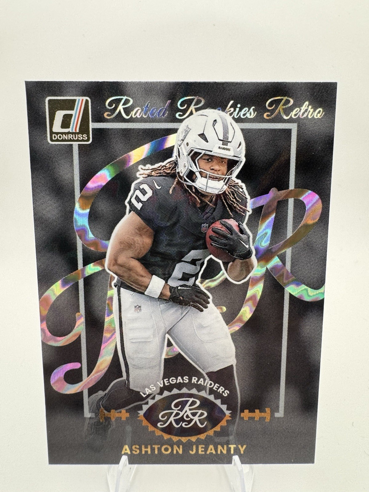 2025 Donruss Ashton Jeanty Rated Retro Rookie RC Raiders
