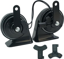 126dB Dual-Tone Car Horn Kit with 2 Connector Types