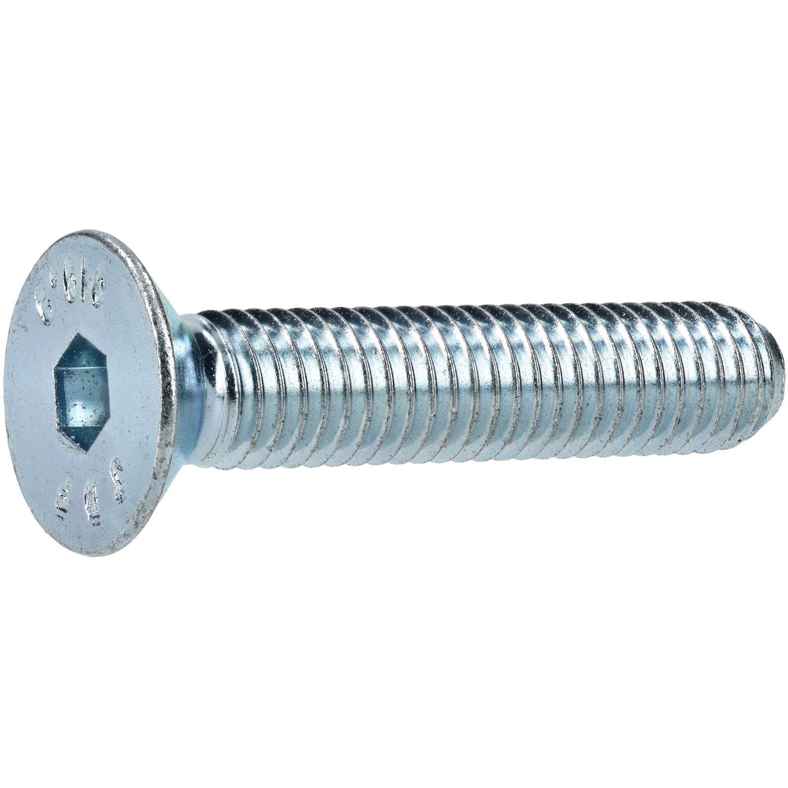 R-TECH M8 X 40 Hex Socket Countersunk Screws Steel BZP - Pack Of 50