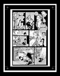 Rick Mays Zatanna: Everyday Magic #1 Rare Production Art Pg 28 Mono