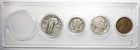 1930 US Coin Year Set, Nice - Quarter, Dime, Nickel and Cent; Silver — photo 1