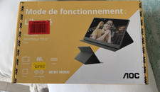 AOC 16T20 15.6in IPS LED Portable Monitor FHD 1080p 60Hz USB-C HDMI