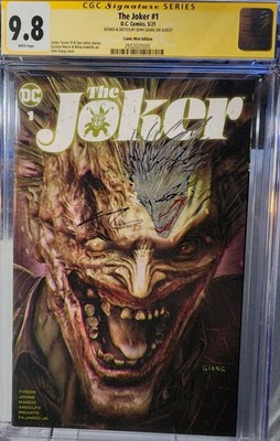 5 total Comics listed...Joker #1 2021 Signed &Joker 1-4 2021 Sketch Covers Set