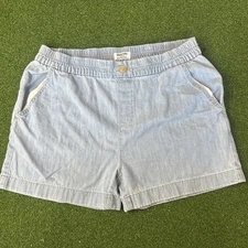 Signature Gold by Levi Strauss &CO Lightwash Mom Denim Shorts Size XL- 156