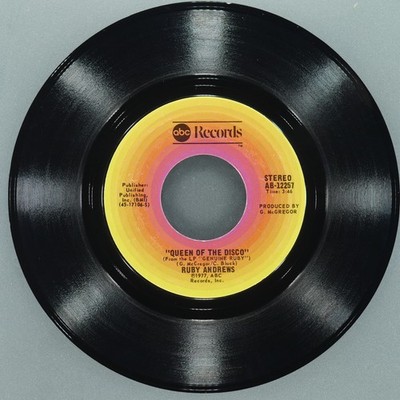 RUBY ANDREWS Queen Of The Disco / A Little Fixin Up ABC AB-12257