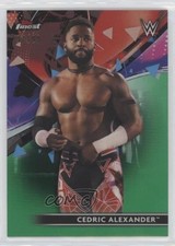 2021 Topps Finest WWE Green Refractor /99 Cedric Alexander #8 0oe