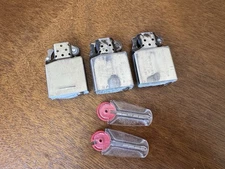 Lot Of 2 Vintage 1986-2000 Zippo Lighter Insert Inserts Only 2 Zippo Flints