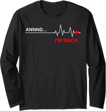 Coronary Bypass Artery Open Heart Diseases Surgery Long Sleeve T-Shirt
