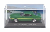 Modellauto Statisch Deagostini Ford Gran Torino Sport Coupe 1972 Vitrine 1/43