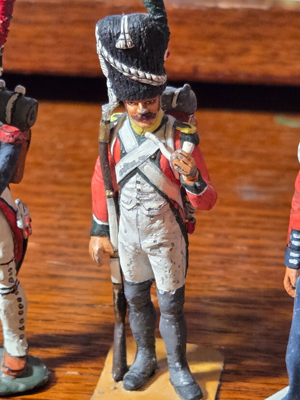 French Imperial  Guards GrenadiersLead Painted Soldiers Napoleanic Era  SET OF 4