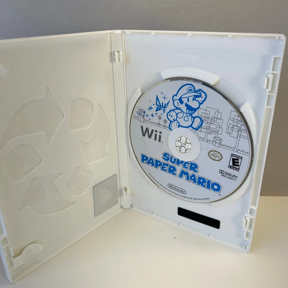 Super Paper Mario Nintendo Wii TESTED FAST FREE SHIPPING - Image 4 of 4
