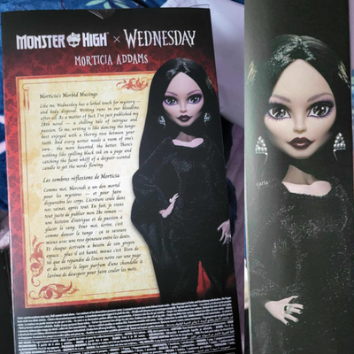 Mattel Monster High × Wednesday Morticia Addams Collector's Doll